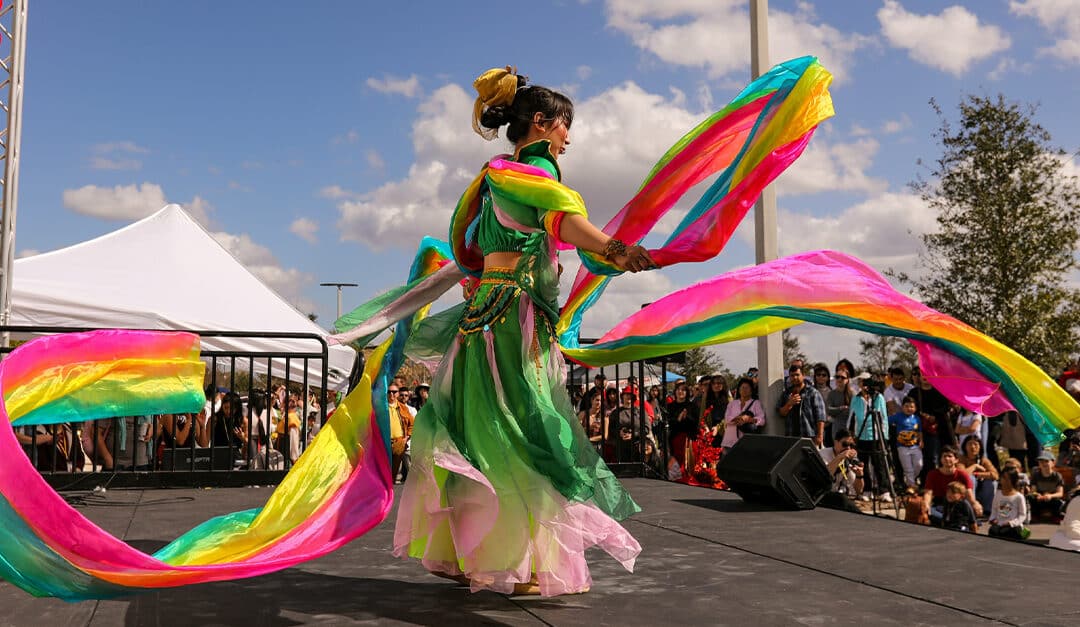 Dancer at the Celebrate Lunar New Year festival in Orlando, FL.