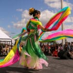 Dancer at the Celebrate Lunar New Year festival in Orlando, FL.